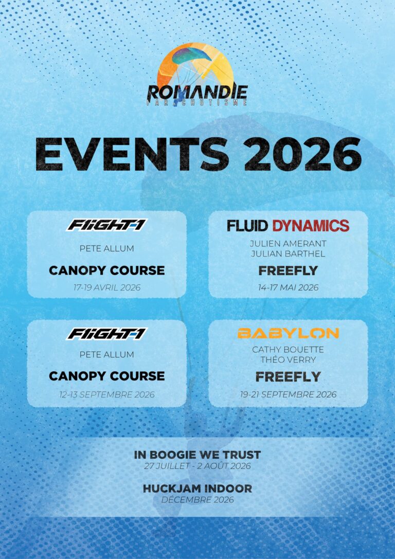 Evenements Romandie Parachutisme