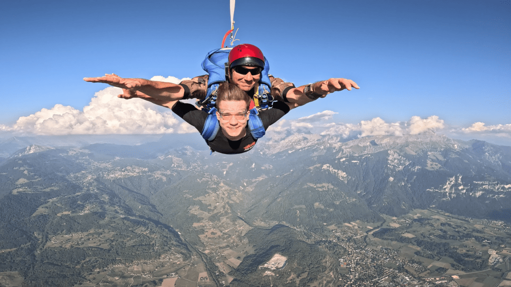 Chute libre tandem Suisse romande parachutisme