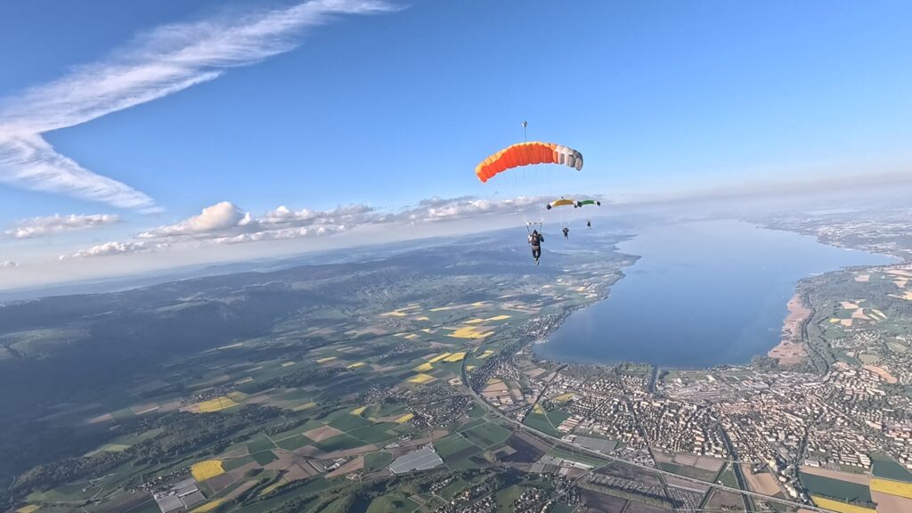 Flocking over Yverdon