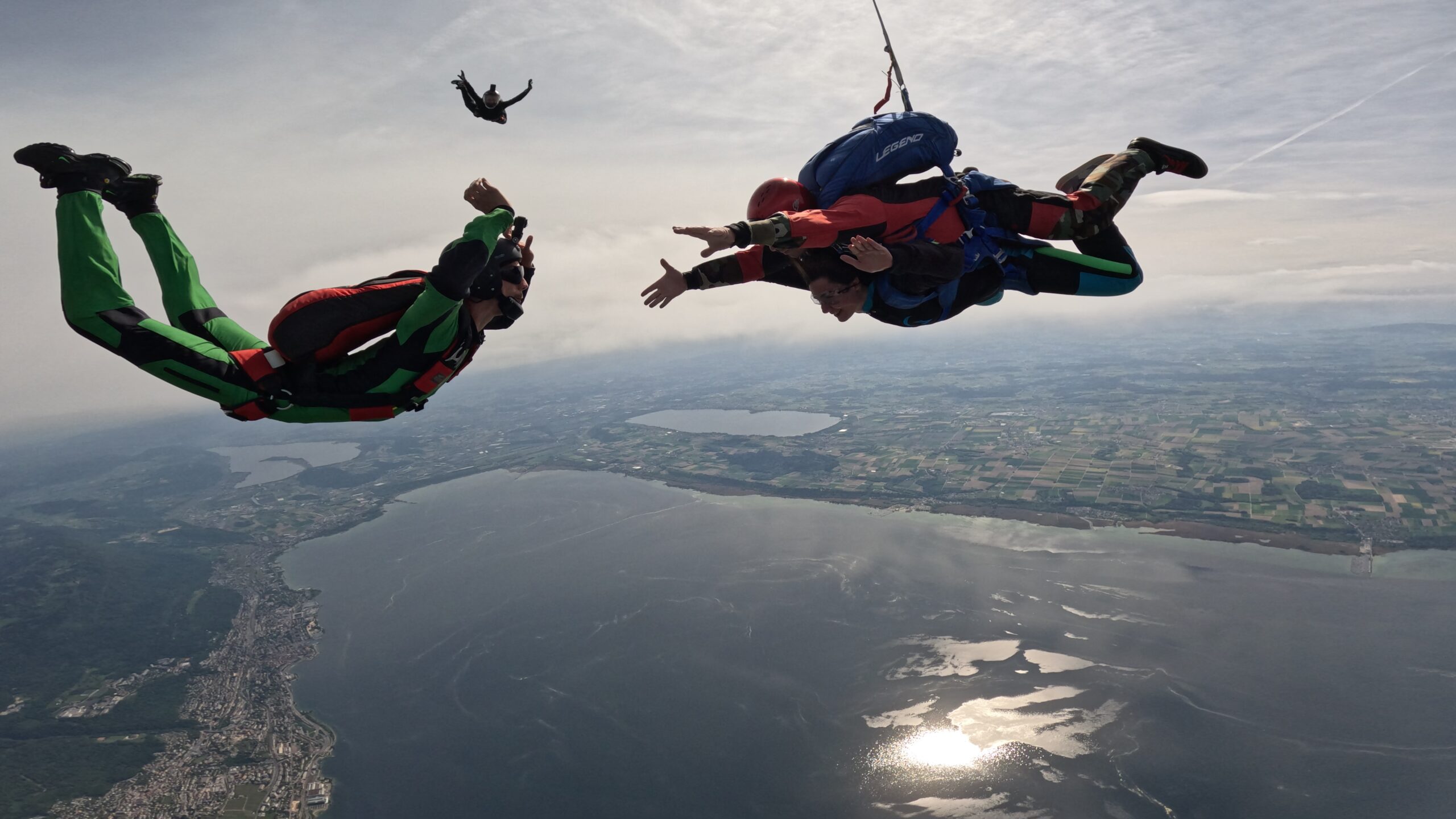 saut en parachute tandem en amoureux
