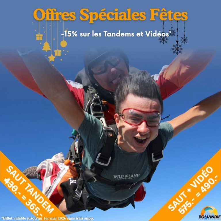 Instagram post from romandieparachutisme. This post is in position 2.