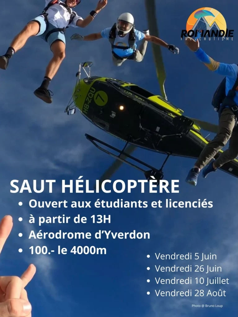 Instagram post from romandieparachutisme. This post is in position 1.