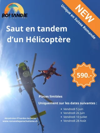 Instagram post from romandieparachutisme. This post is in position 1.